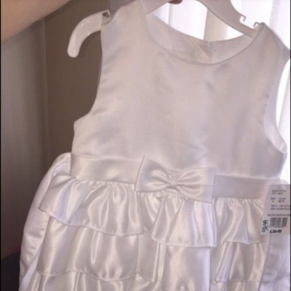 3T girls white brand new party dress - Picture 4 of 5